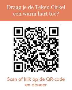 donatie QR Teken Cirkel