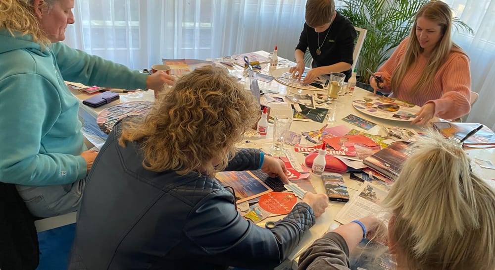 creatieve groep workshops volwassenen